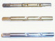 1. shaft: heavy wear; 2.: new shaft; 3.: After fitting, polishing and hard-chrome plating